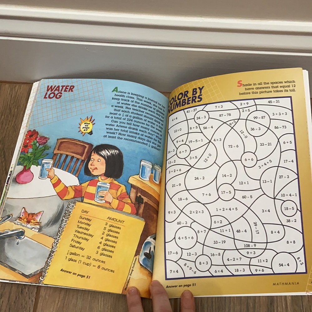 🧡 Highlights “Mathmania” activity book - Picture 3 of 3